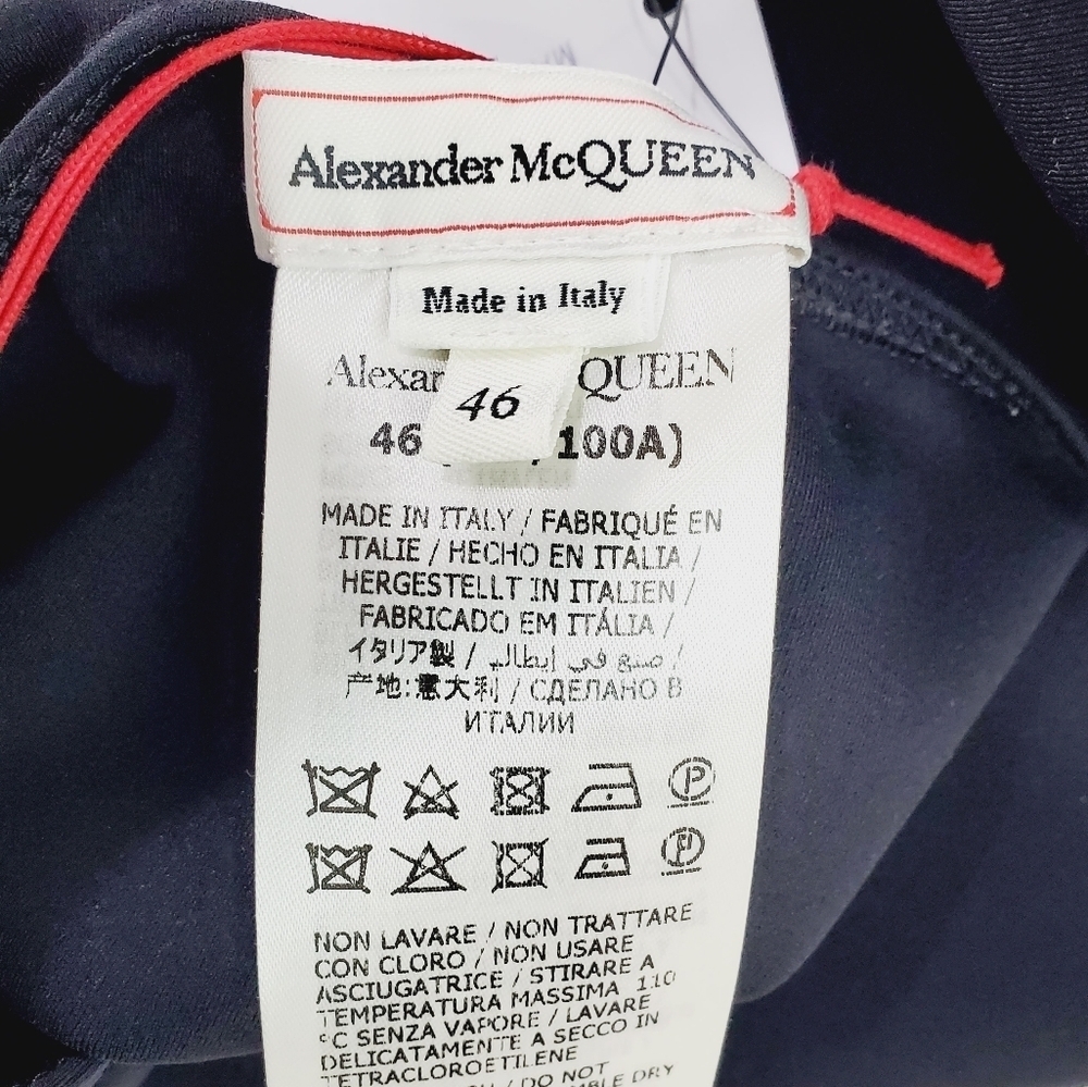 Alexander McQueen NWT One Shoulder Bodysuit Black size 46 (A-8) - Picture 12 of 16